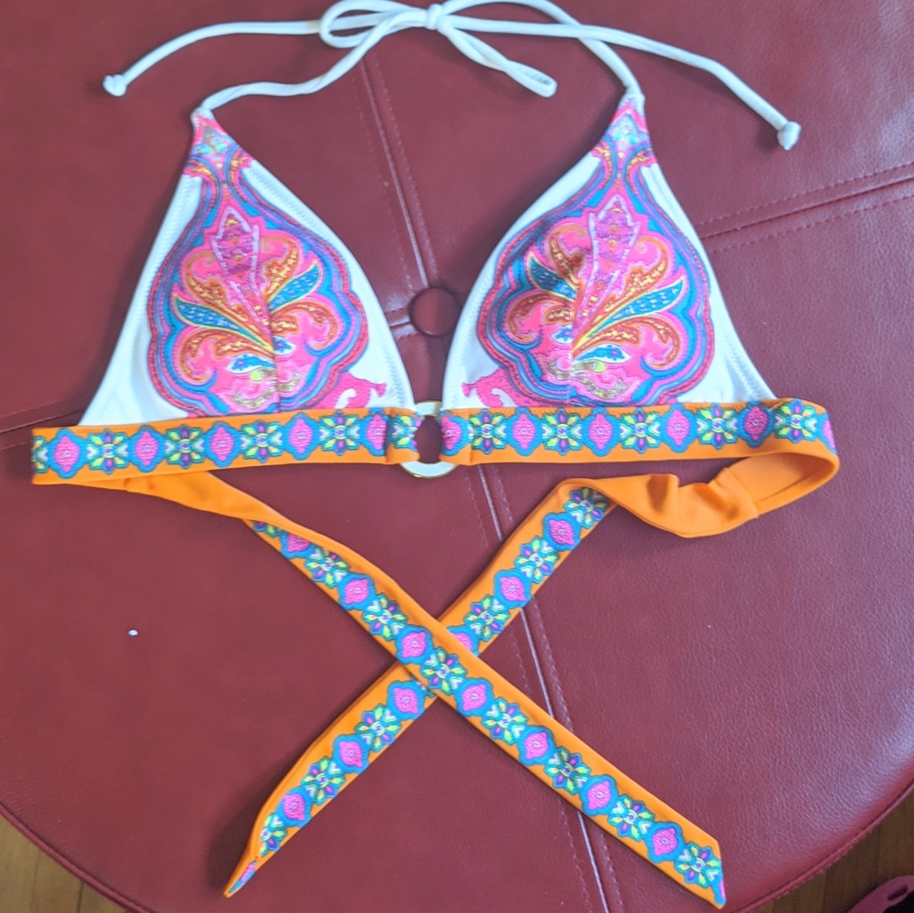 VS padded triangle bikini top - S